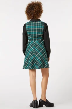 Amber Check Pinny