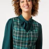 Amber Check Vest
