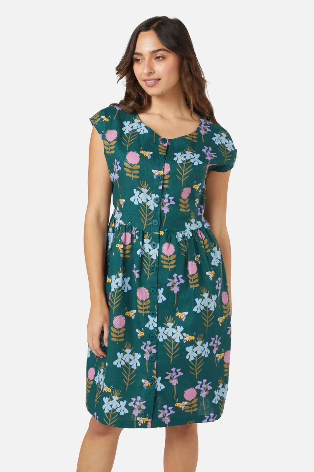 Blue Bee Mini Dress
