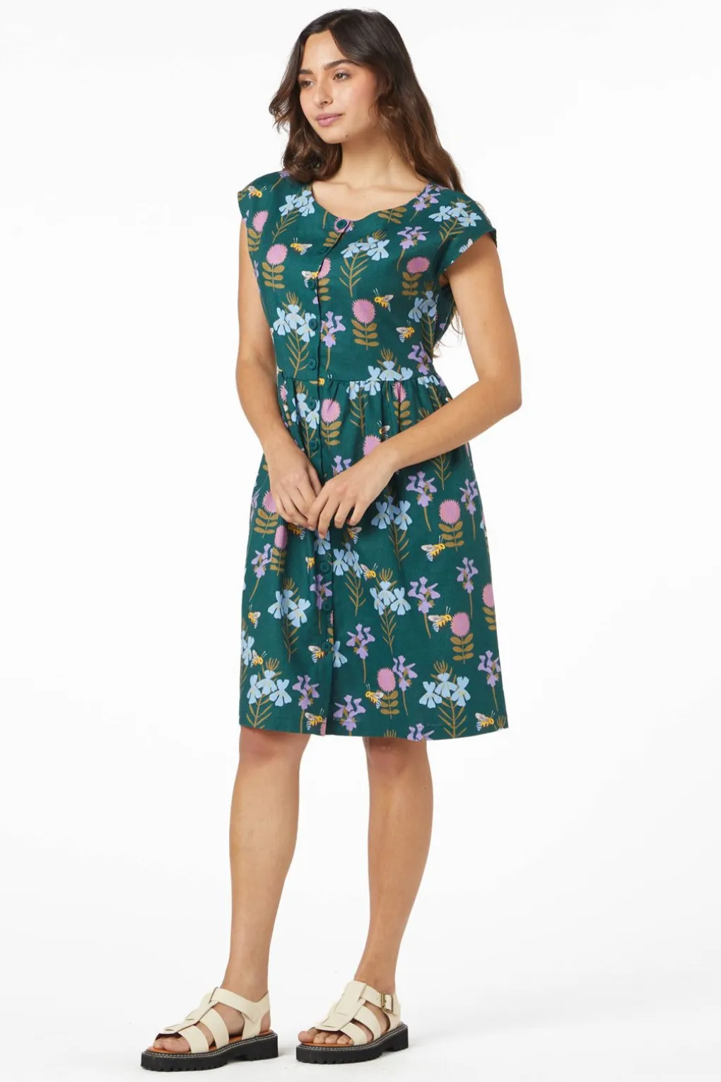Blue Bee Mini Dress