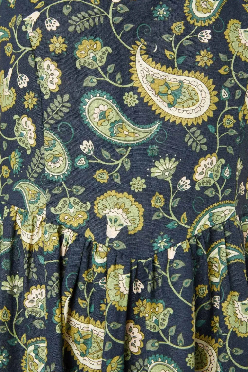 Boho Paisley Midi Dress