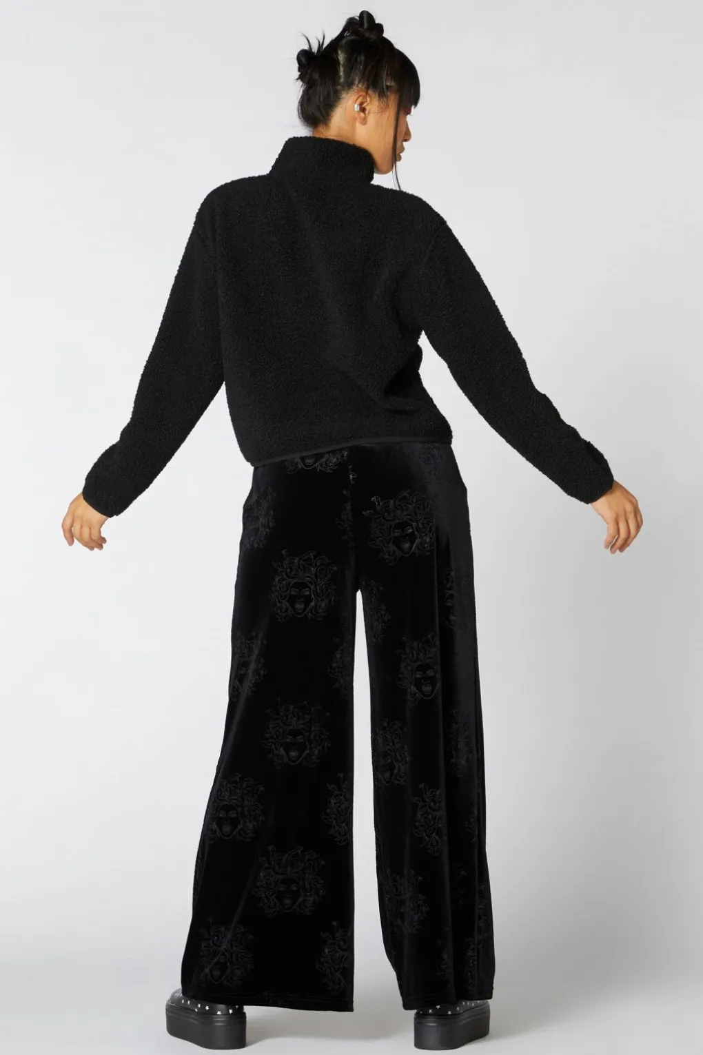 Boxy Fleece Medusa Sweater