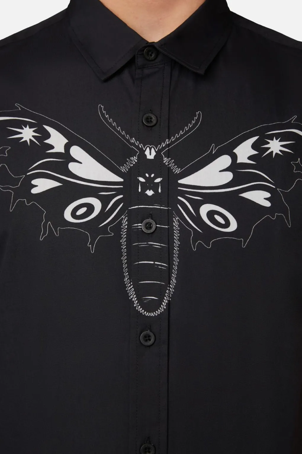 Butterfly Front Placement Shirt