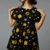 Celestial Print Dress
