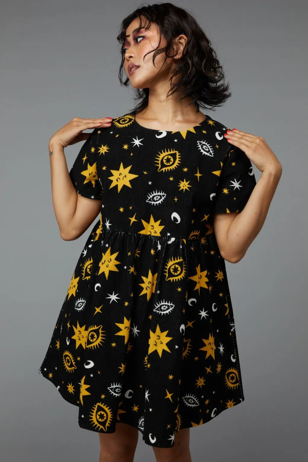 Celestial Print Dress