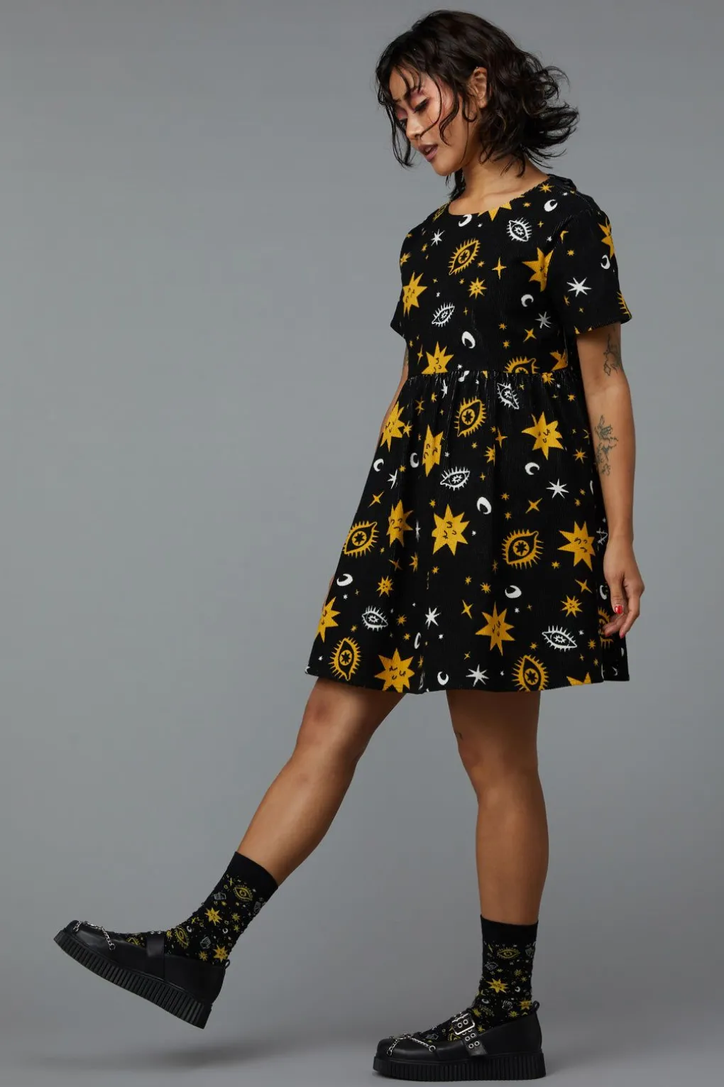 Celestial Print Dress