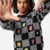 Chess At Picnic Knit