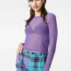 Classic Plain Mesh Top