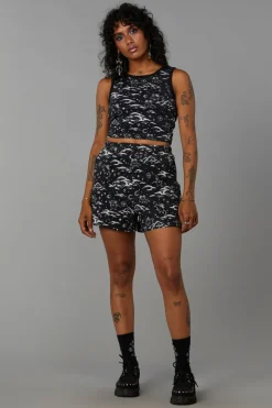 Cloudy Nights Print Short