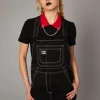 Contrast Stitch Overall