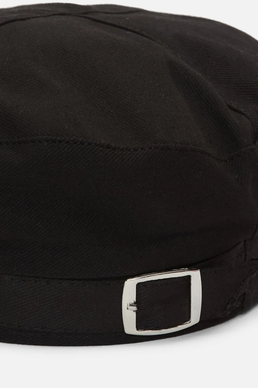 Cotton Buckle Beret