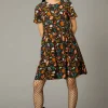Crafty Witch Print Dress