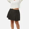 Curve Field Work Pleated Skirt