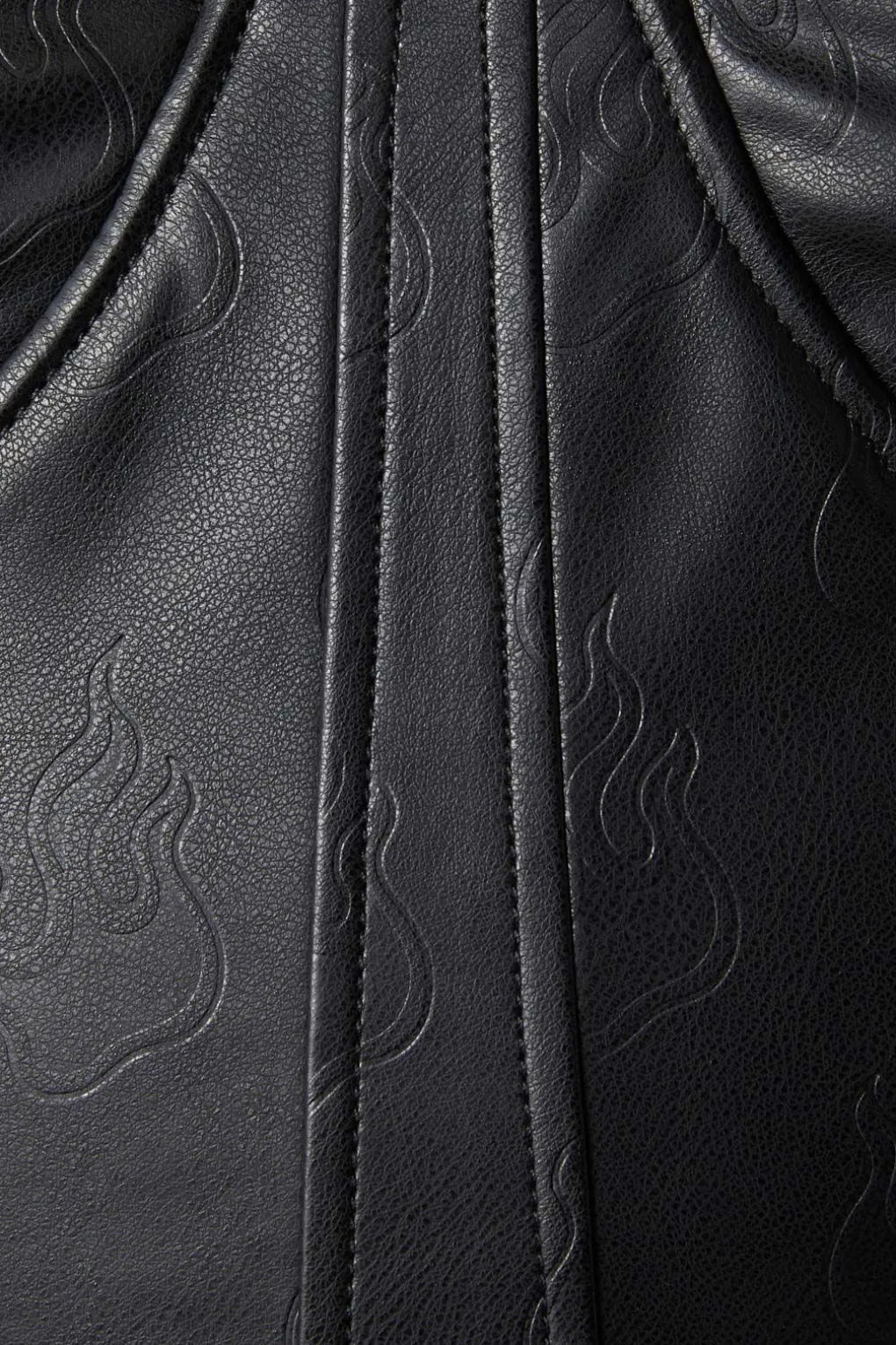Curve Flamin Embossed Pu Corset