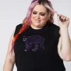 Curve Grinning Cat Placement Vest