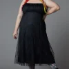 Curve Interwebs Mesh Dress