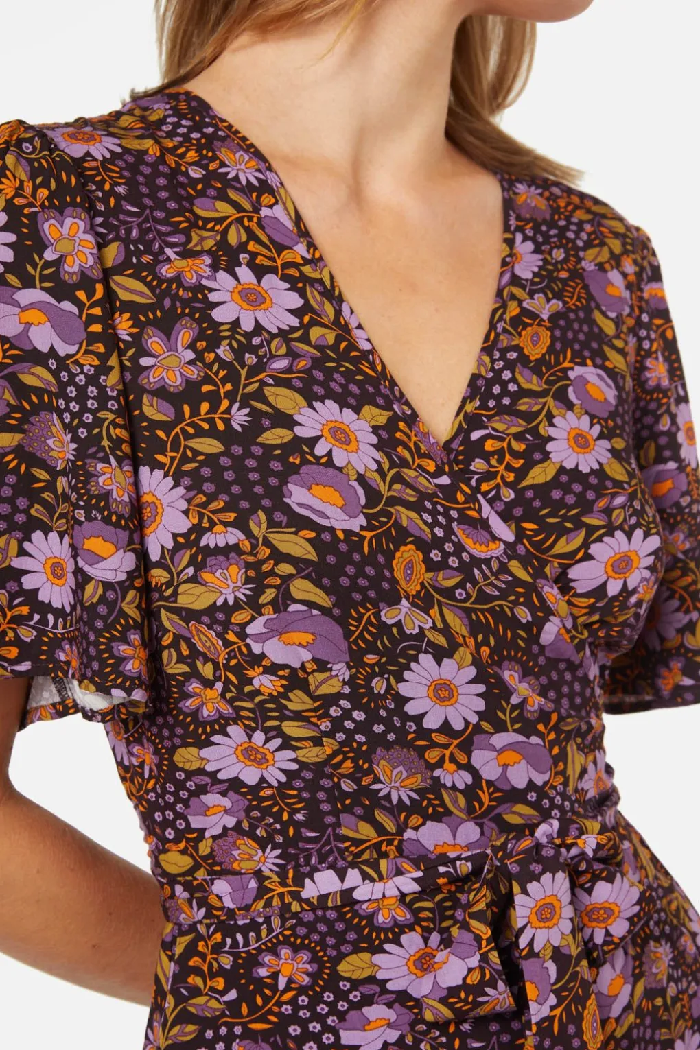 Cynthia Wrap Dress