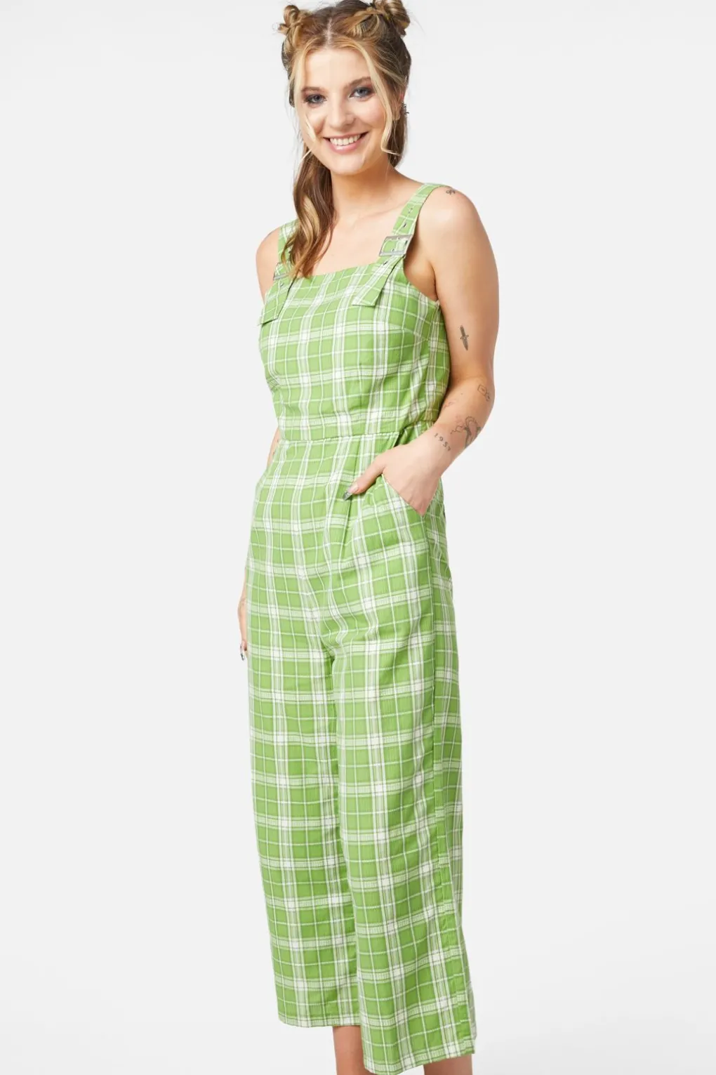Dazed Tartan Jumpsuit