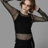 Dead Inside Mesh Top