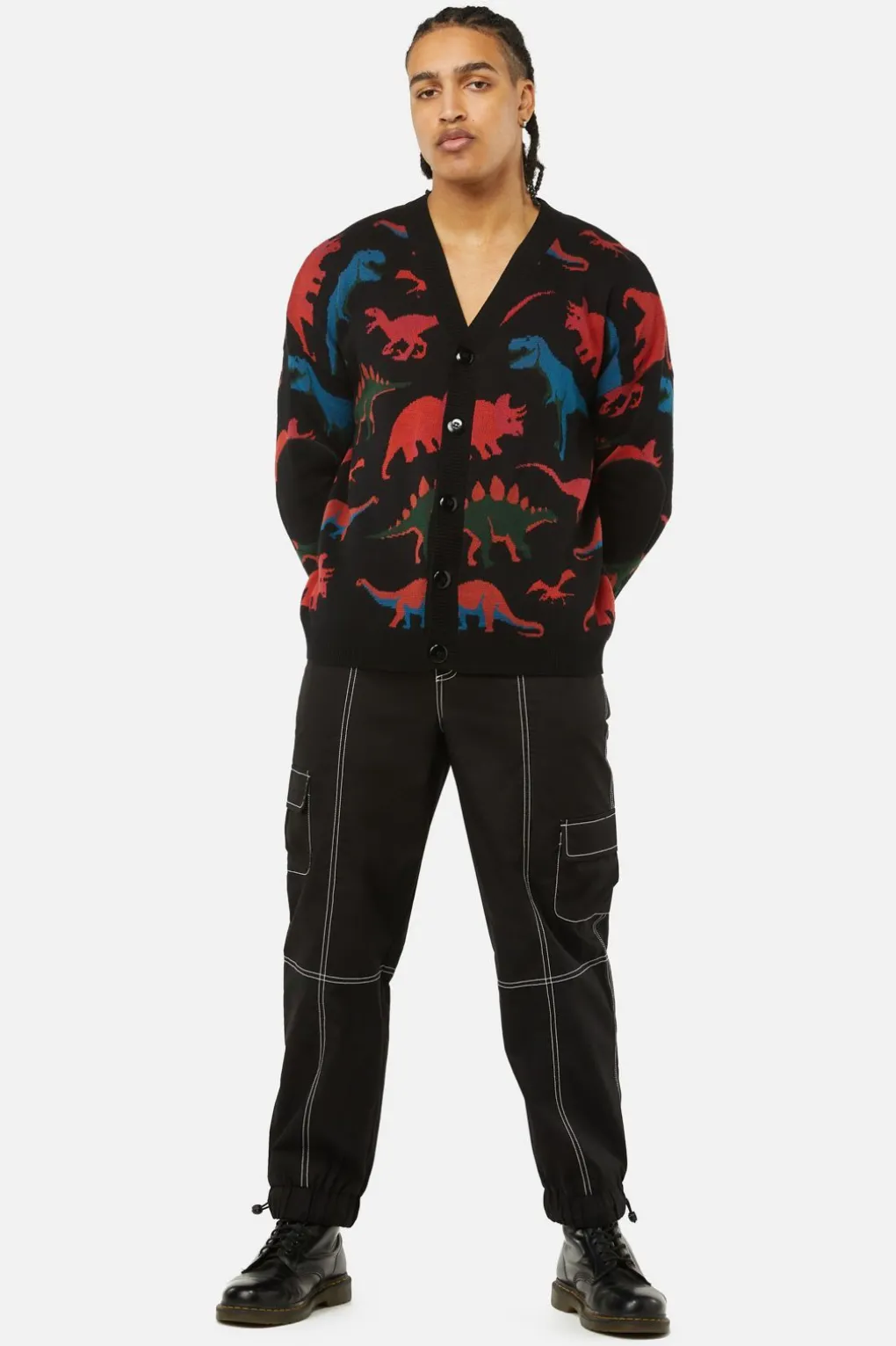 Dino Utility Knit Cardi