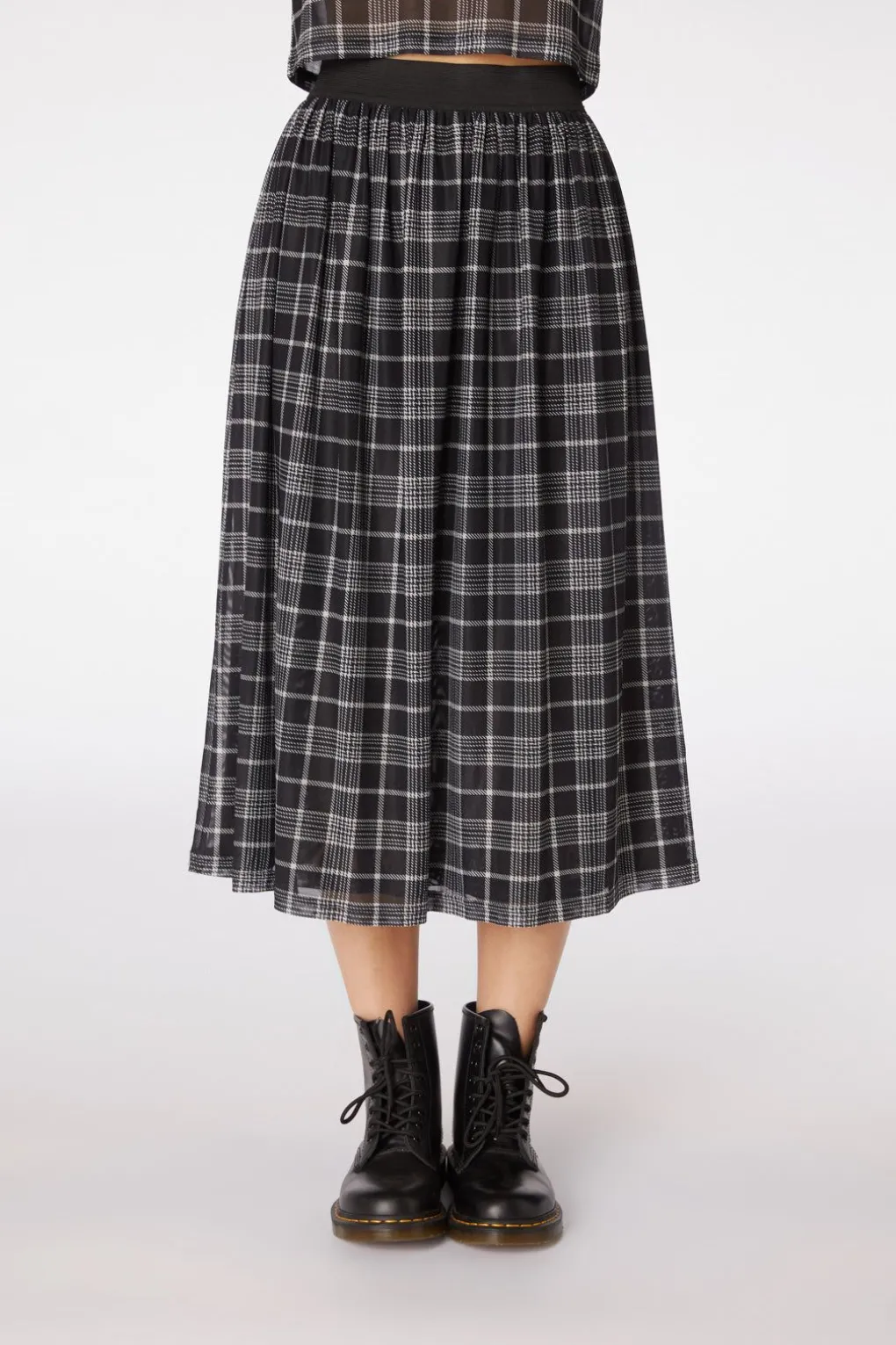Double Trouble Mesh Skirt