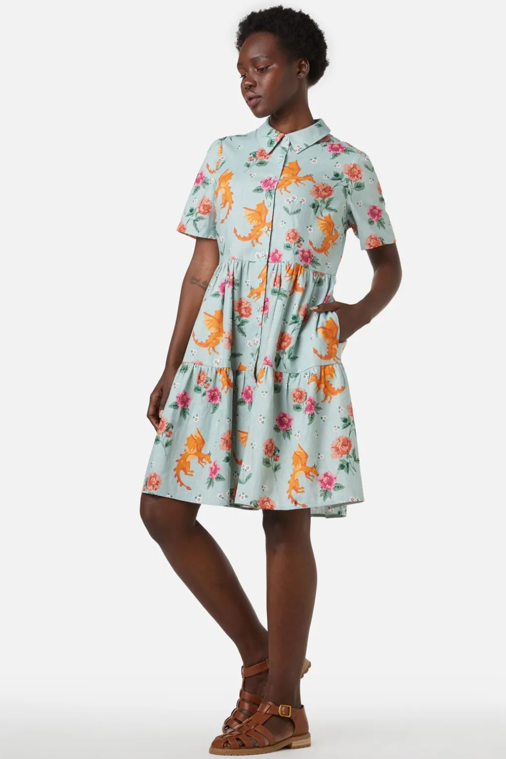 Dragon Shirt Dress