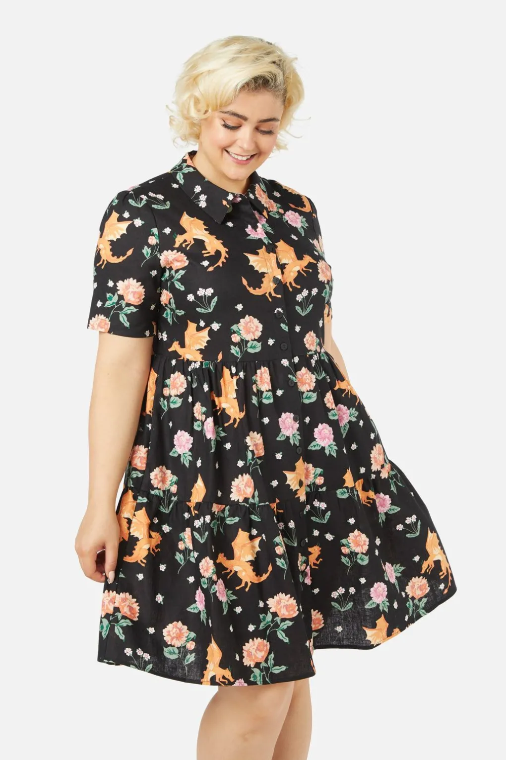Dragon Shirt Dress