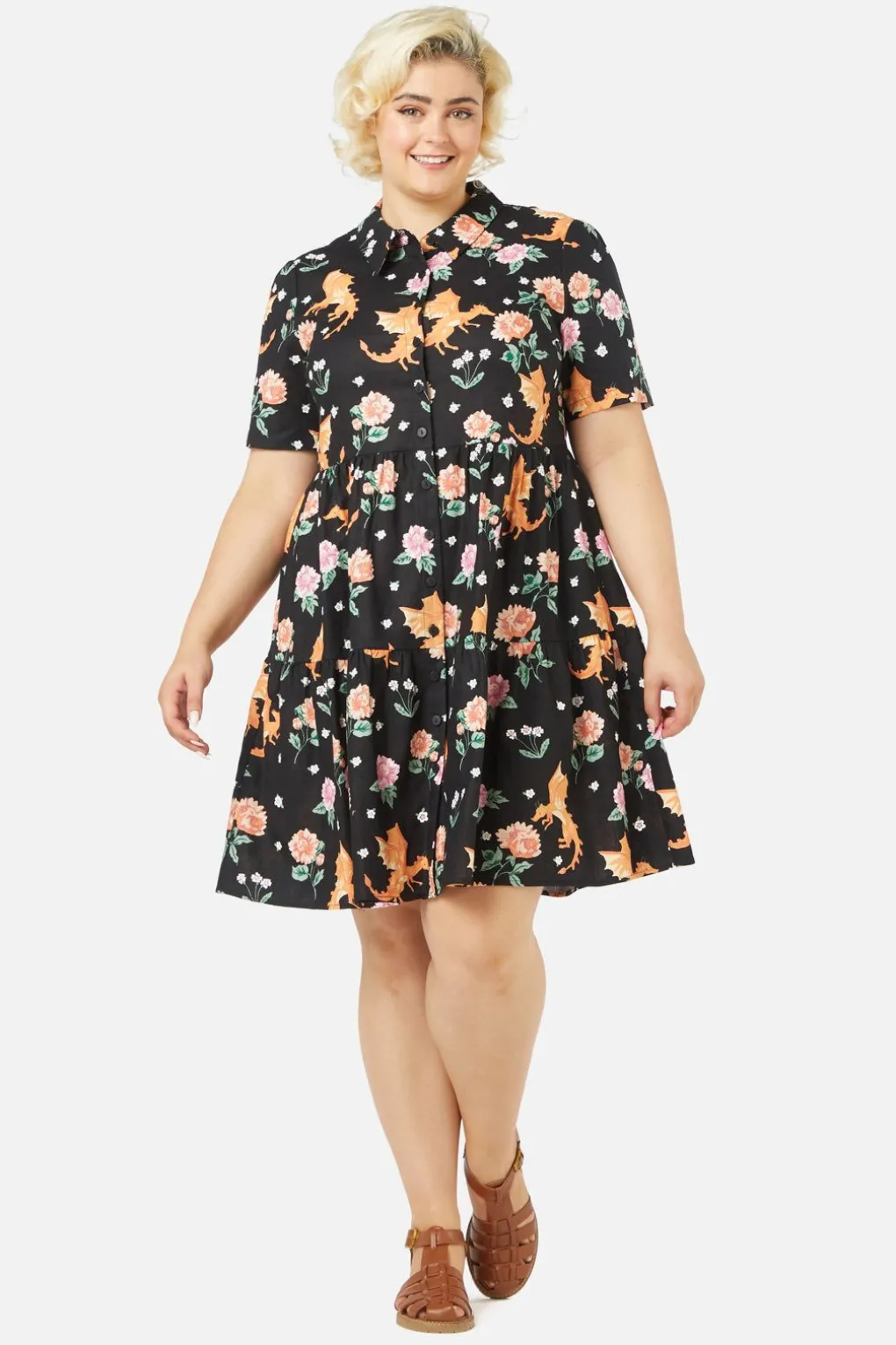 Dragon Shirt Dress