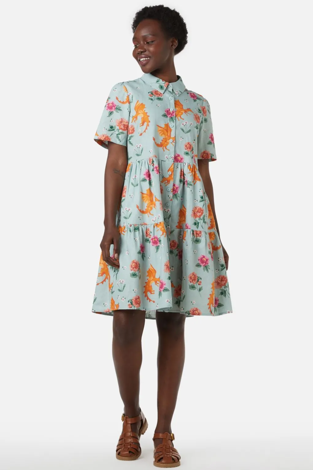 Dragon Shirt Dress
