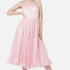Elina Lace Trim Dress