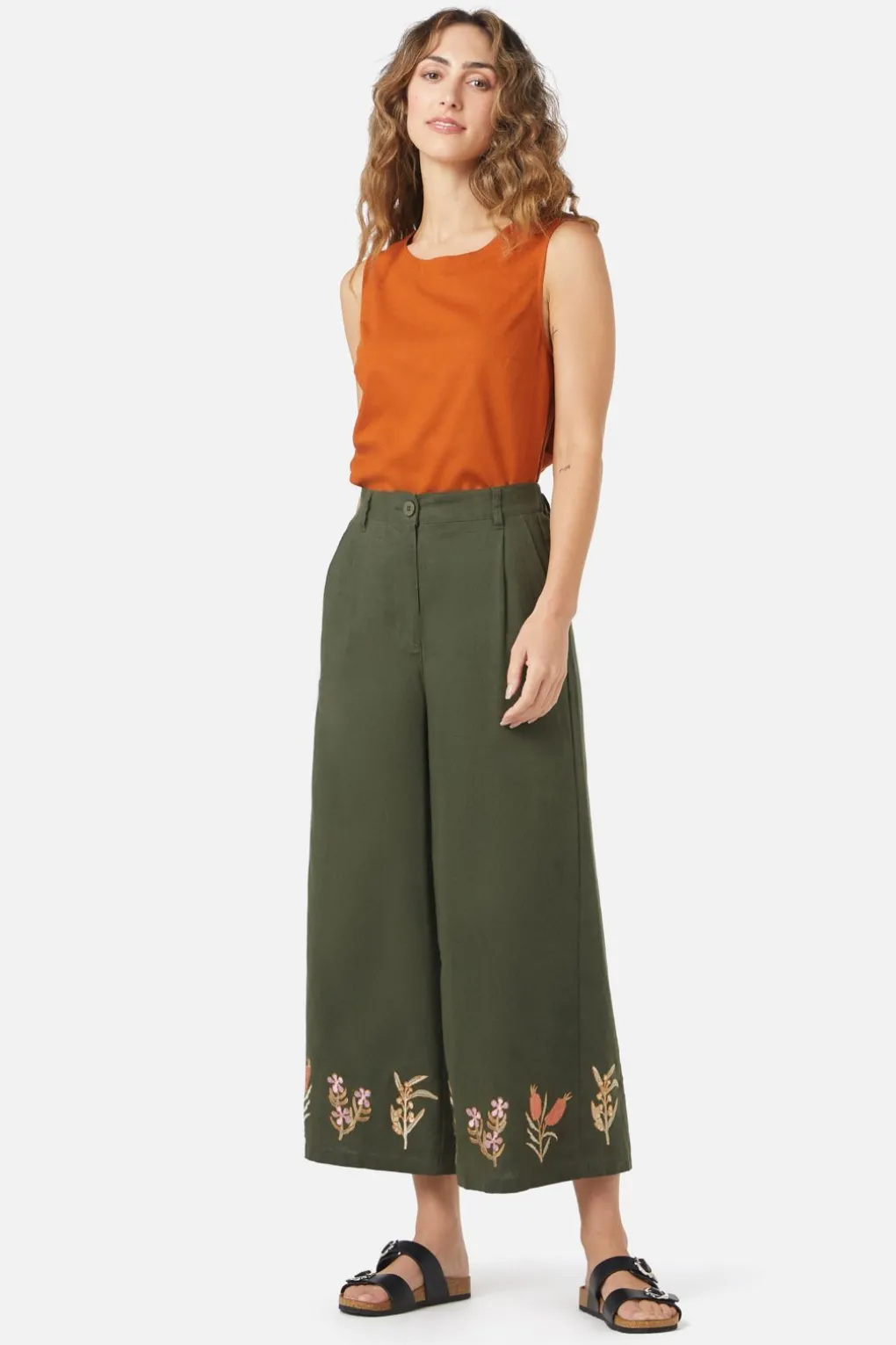 Enid Floral Emb Pant
