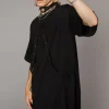 Eyelet Trim Dress