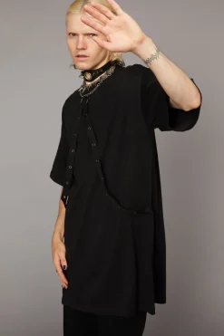 Eyelet Trim Dress