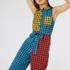 Festive Gingham Jumpsuit