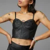 Flamin Embossed Pu Corset
