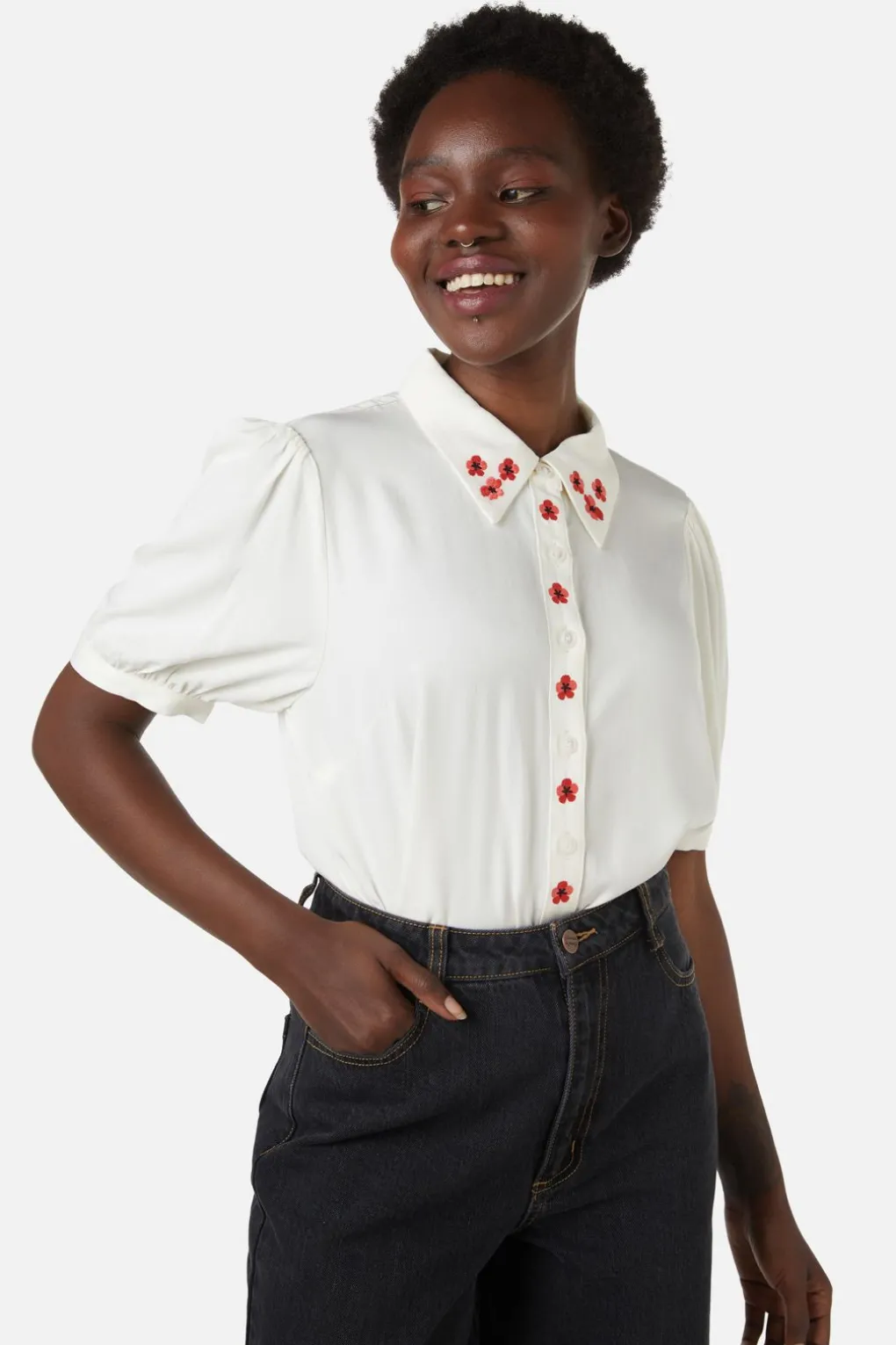 Fleur Emb Blouse