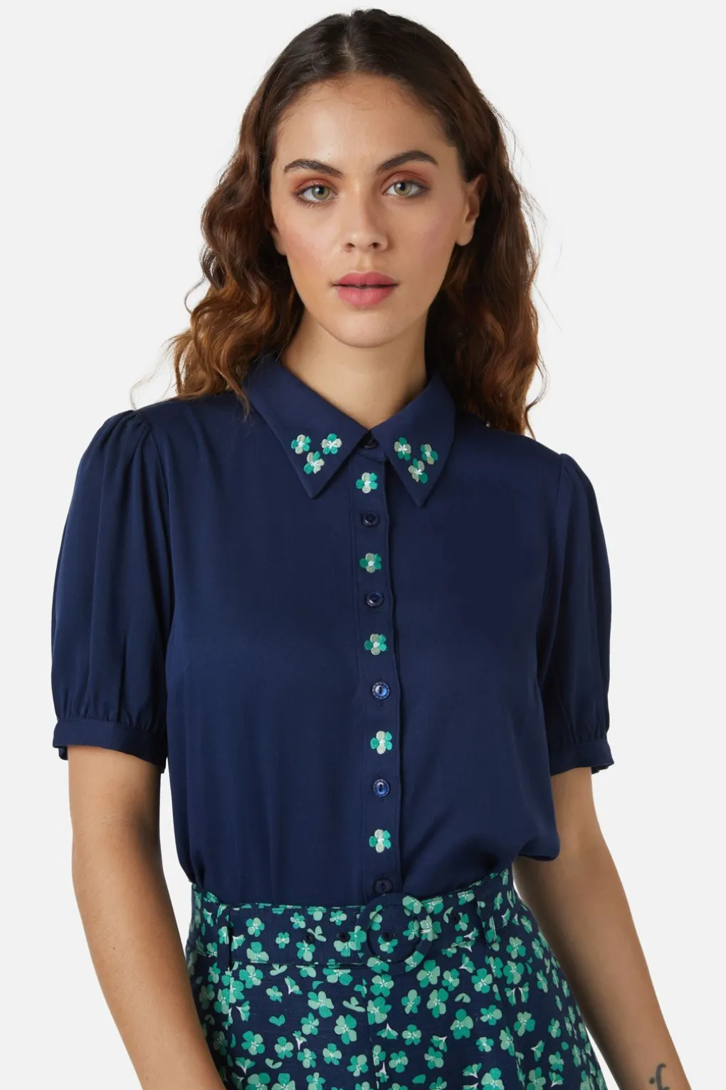 Fleur Emb Blouse