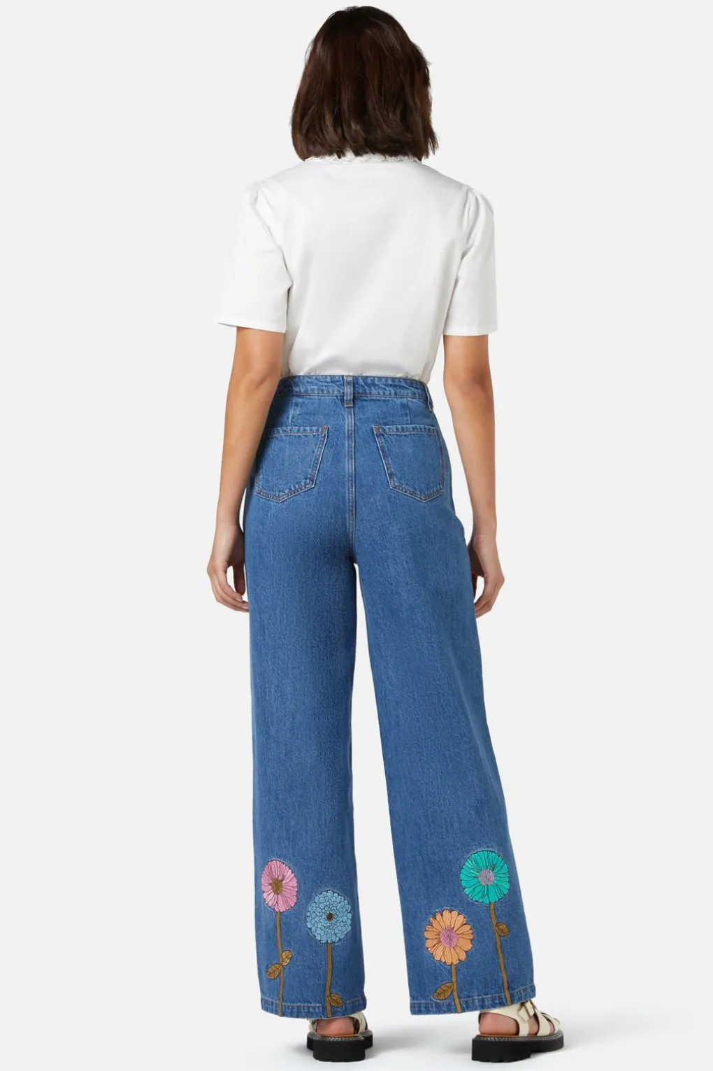 Fresh Blooms Emb Jean