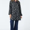 Georgie Spot Collared Raincoat