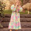 Giant Flowers Kids Dress
