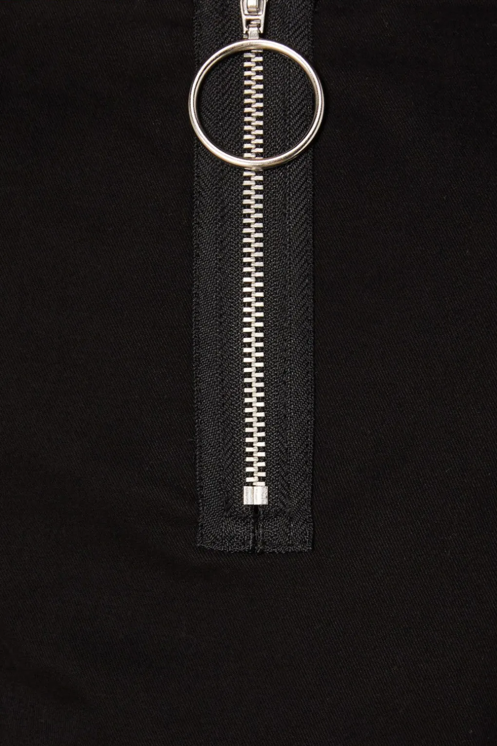 Goth Pleated Twill Pinny