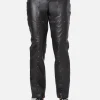 Goth Studded Pu Leggings