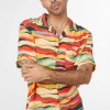 Grounded Satin Ss Shirt