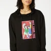 Grunge Printed Hoodie