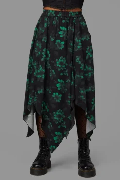 Haunted Bloom Floral Skirt