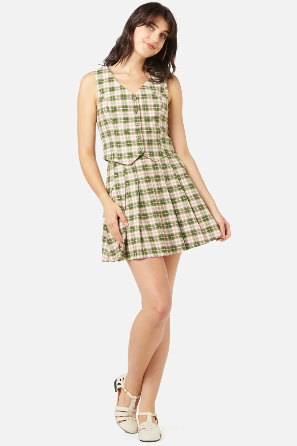Hazel Check Vest