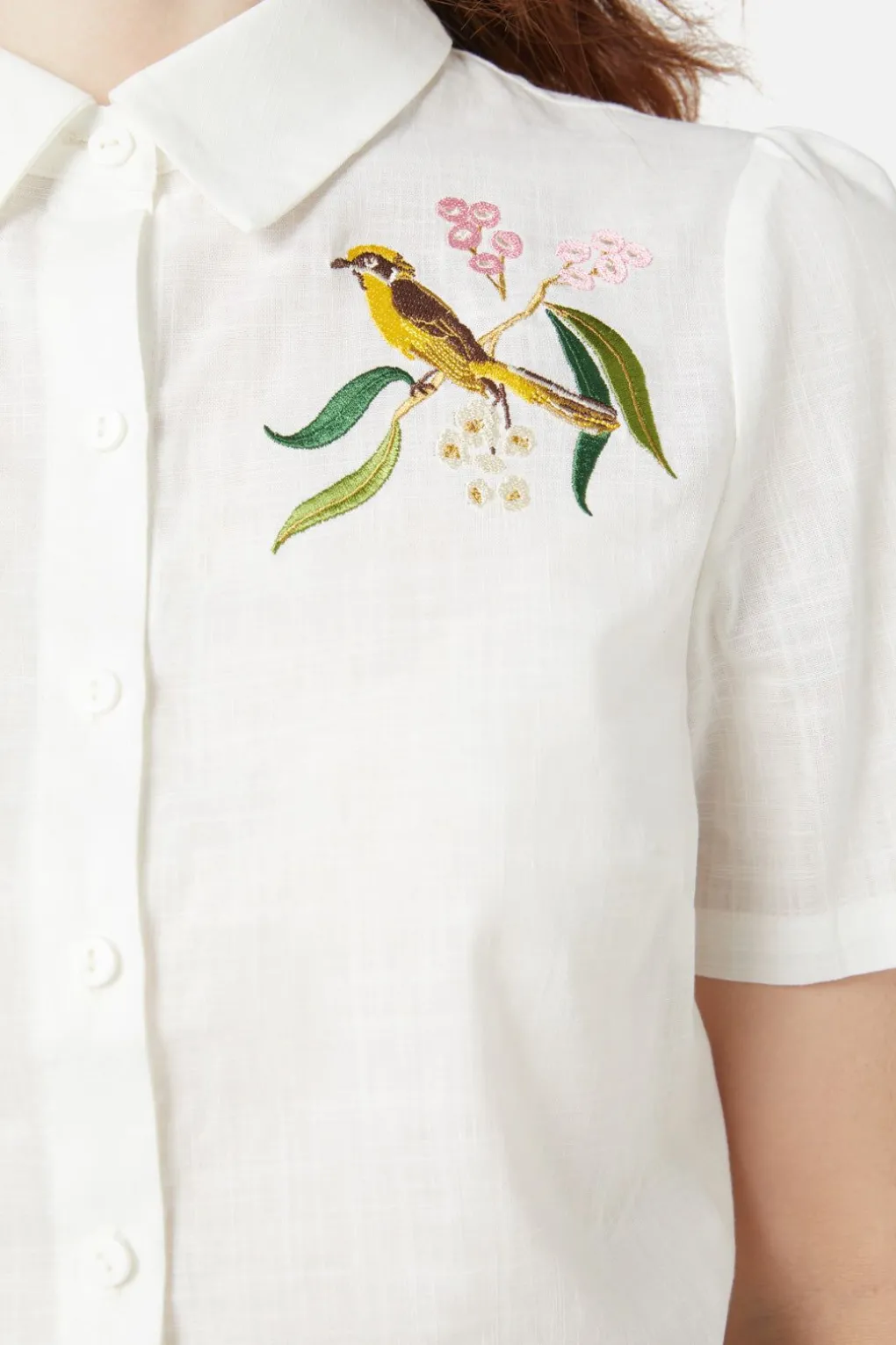 Honey Eater Emb Blouse