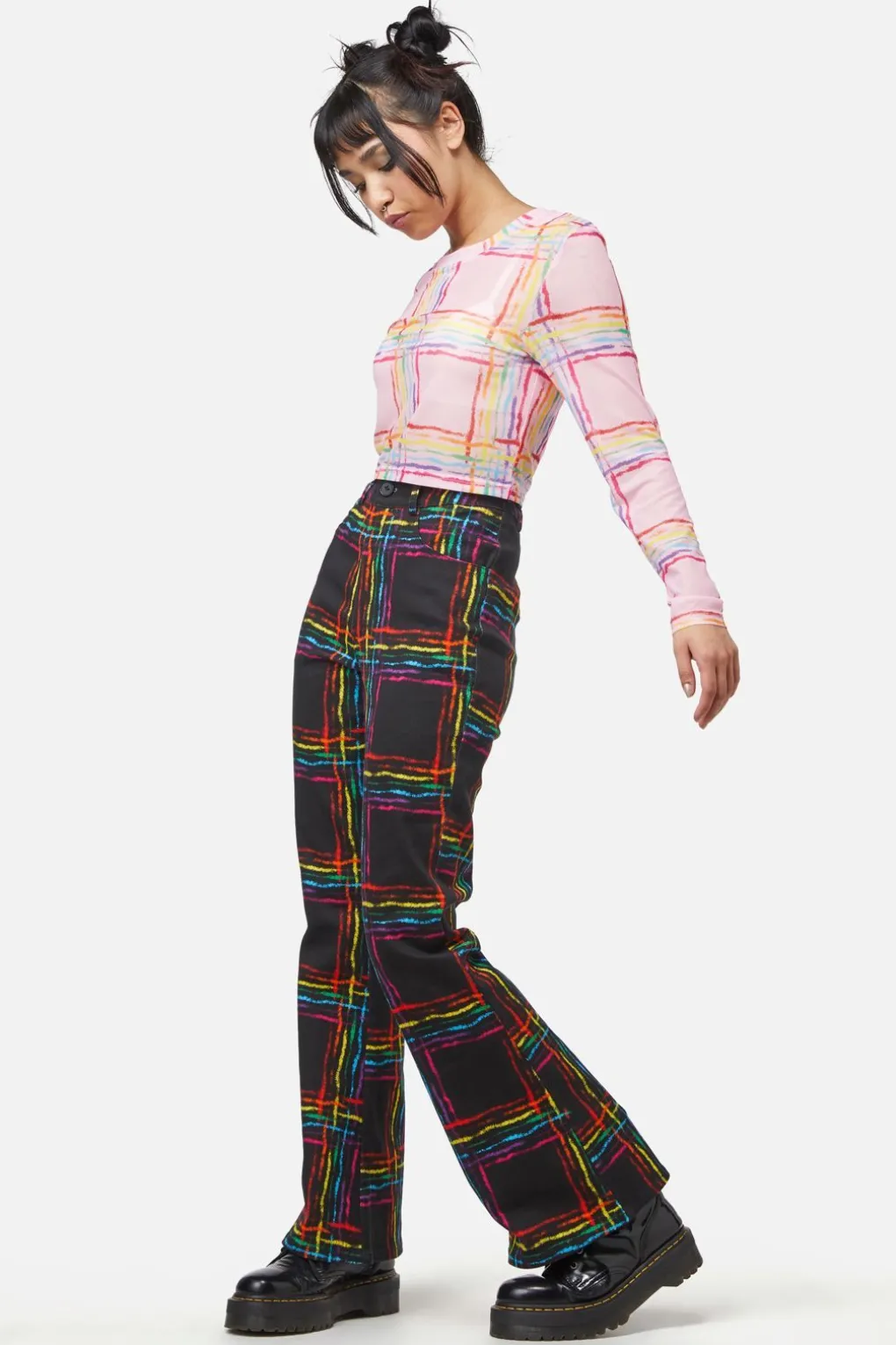 Hype Queen Mesh Crop