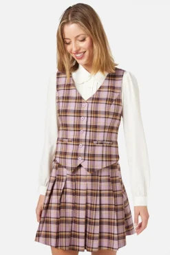 Jeannie Check Vest