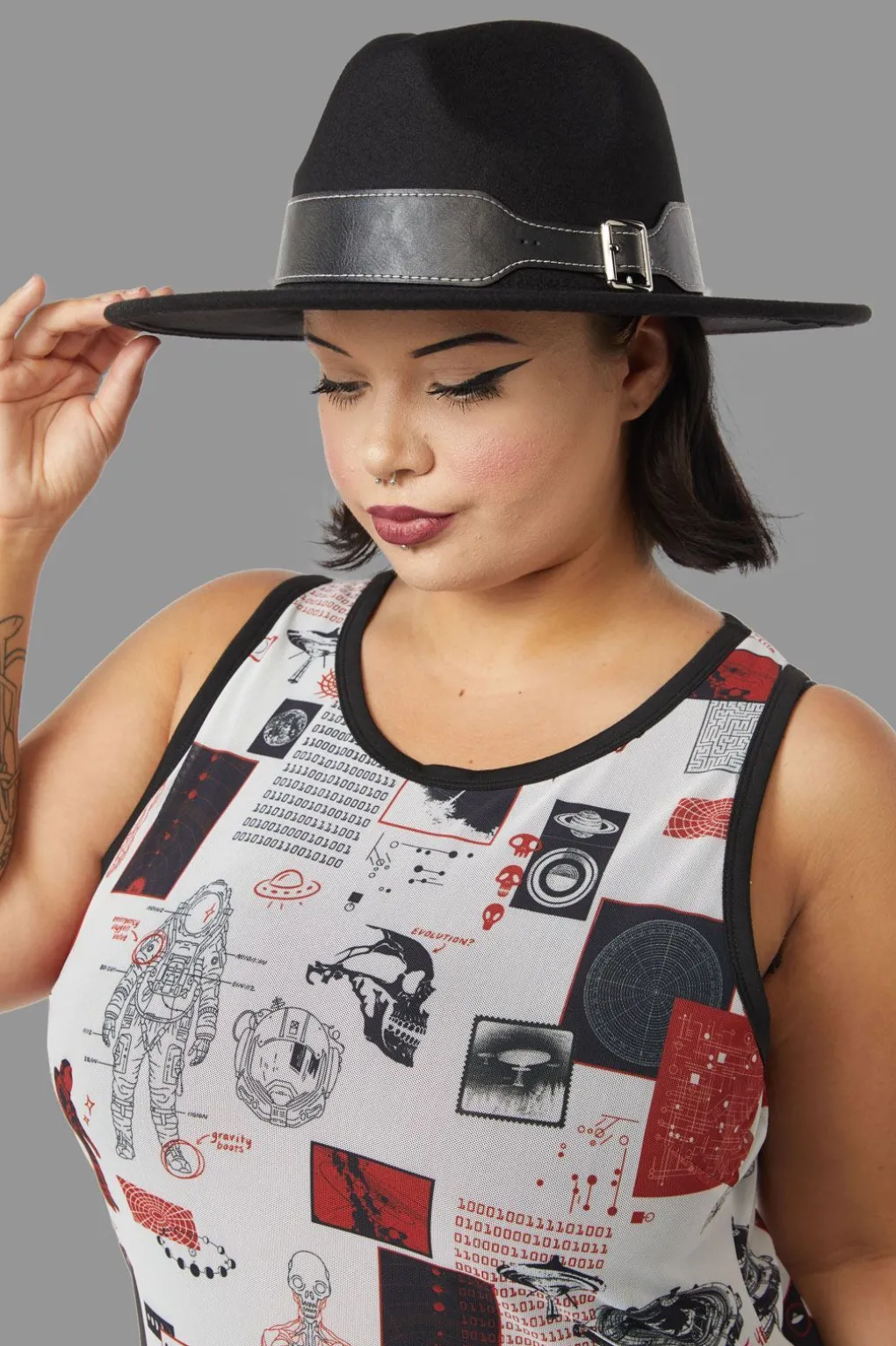 Large Buckle Hat